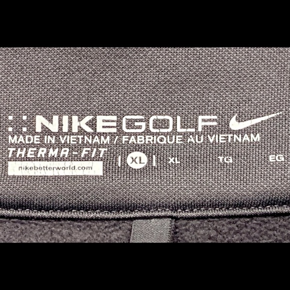 SOLD!!!!!Men’s Nike Golf Sweatshirt Quarter Zipper Therma Fit Gray XL - Picture 2 of 5